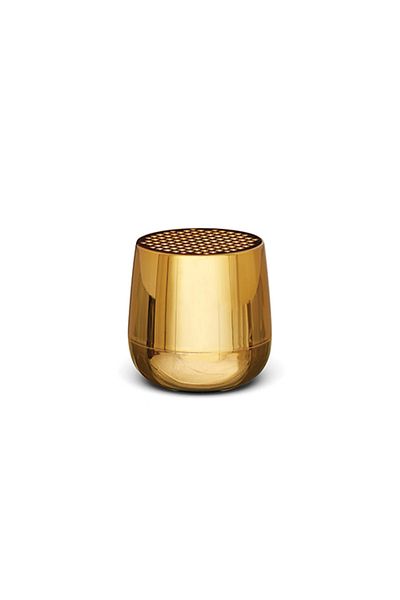 Lexon MINO+ Bluetooth Speaker USB and wireless charging Portable Speaker ABS Metallic Gold