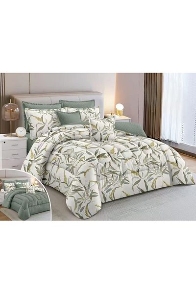 RedRosa Luxurious double bed sheet set, printed, made of microfiber, size 240*260 cm