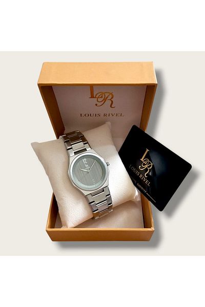 LOUIS RIVEL Stylish modern men's stainless steel watch