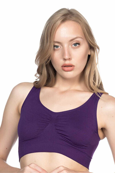 inkasole Лилаво спортно бюстие Emay 4001 с меки елементи