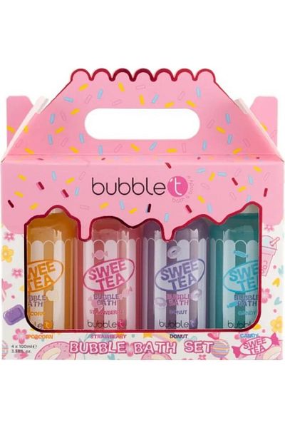 Bubble T Sweetea Bubble Bath Gift Set (4 X 100 ml)