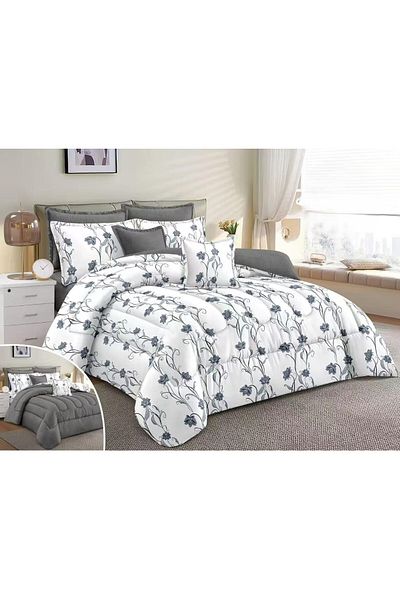 RedRosa Luxurious double bed sheet set, printed, made of microfiber, size 240*260 cm