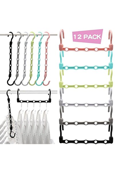 Generic منظمات ووحدات تخزين خزانة SYOSI، عبوة من 12 قطعة من بلاستيك ABS المتي...