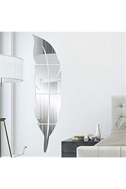 Generic ملصقات ديكور حائط مرآة أكريليك ثلاثية الأبعاد من هالامودو، 120×30 سم ...