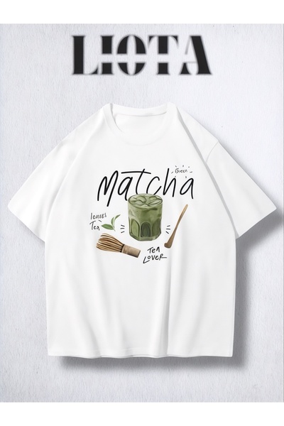 Vordevia تي شيرت مطبوع بتصميم ماتشا