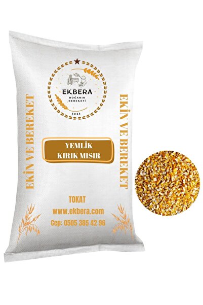 EKBERA Yemlik Kırık Mısır (Tavuk, Güvercin, Kanatlı Yem) – 5 Kg