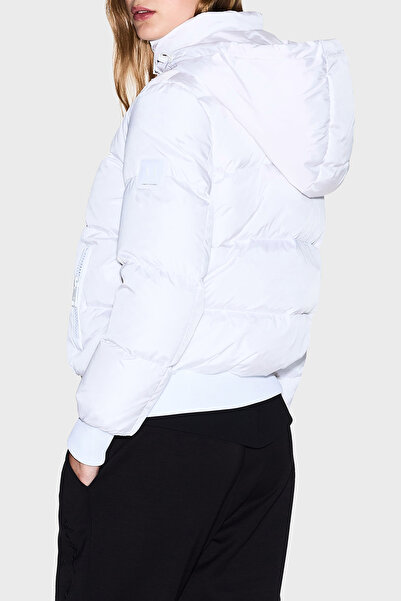 Armani Exchange Quilted Regular Fit Removable Hooded down Coat Coat Xw000228 Af1228