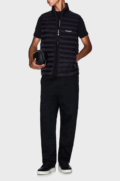 Armani Exchange Quilted down Filled Regular Fit Puffer Vest Men's Vest Xm001576 Af16927 Uc0