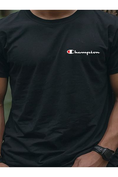 Free Tarz Printed Unisex Campion Black T-Shirt