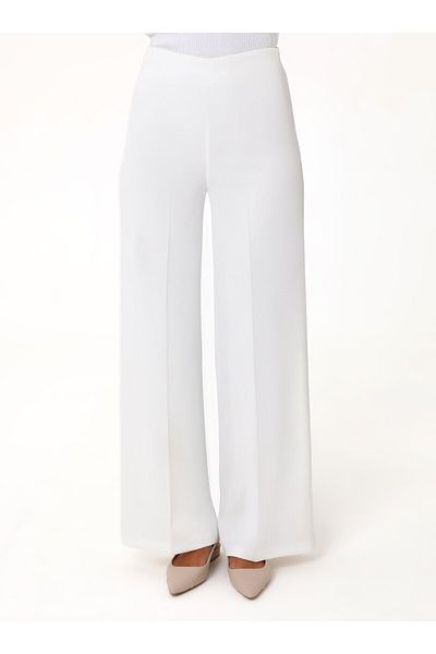 Refka Palazzo Pants - White -