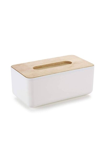 UIQ Tissue Storage Box with Lid, MDF, 21x13 cm