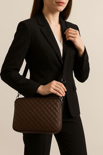 Moda West Briefcase File Computer Bag Compatible with MacBook Air Pro 13.3" and 14" Inch Laptop Notebook Tablets