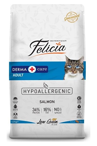 Felicia Az Tahıllı Yetişkin Somonlu Hypoallergenic Kedi Maması 2Kg