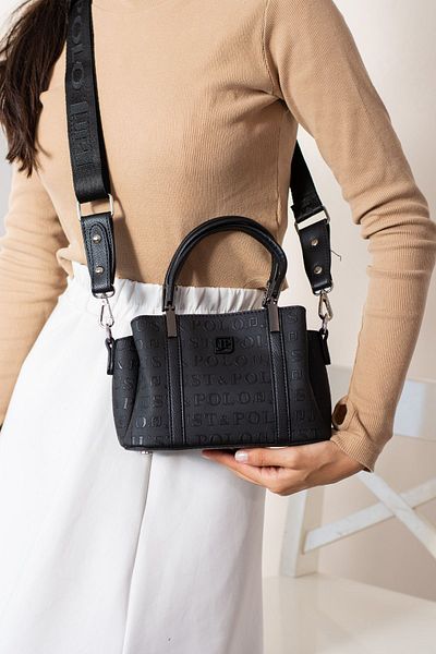Just Polo EU حقائب كتف نسائية أصلية من Just Polo الأكثر مبيعًا مناسبة للاستخدام اليومي 4110 أسود