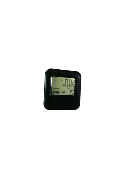 SOHO Indoor weather station with humidity and temperature sensor, black