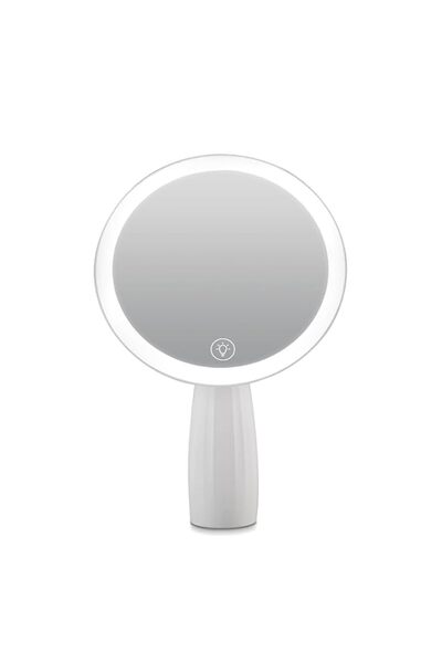 Generic مرآة مكياج Aohellfe بإضاءة LED، قابلة لإعادة الشحن، تدور بزاوية 90 در...