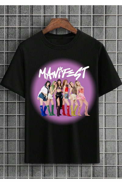 RYO FASHİON MANİFEST GRUP Tricou cu design pentru adulți și copii, negru, unisex