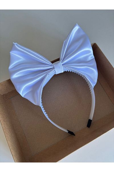 Stil Tasarım Toka White Big Bow Crown