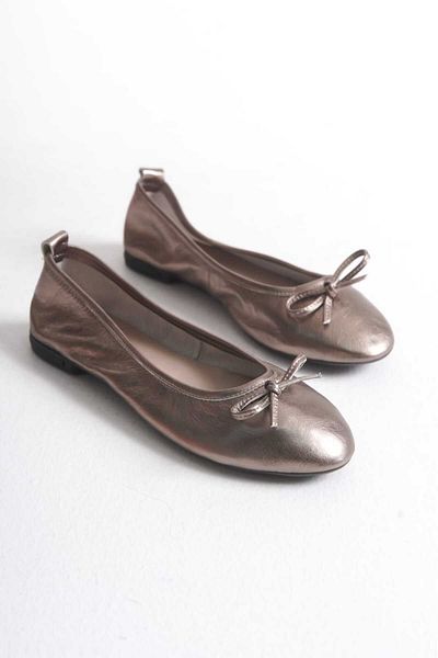ERNİLA Genuine leather women's flat shoes