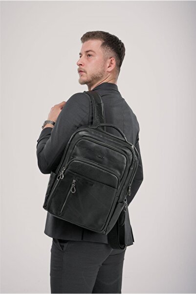 ÇÇS 31625 Hakiki Deri Sırt Çantası
