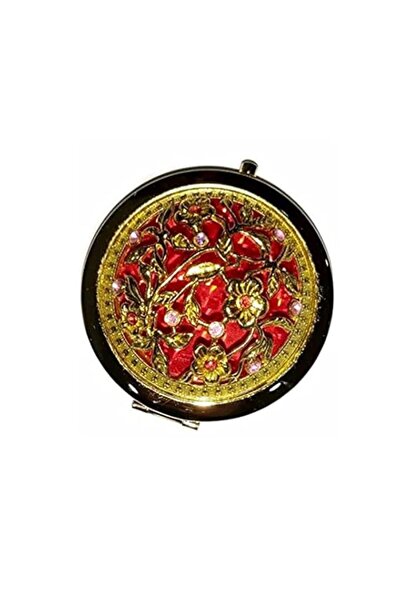 Generic مرآة جيب محمولة قابلة للطي بوجهين من كول بيبي لمستحضرات التجميل باللو...