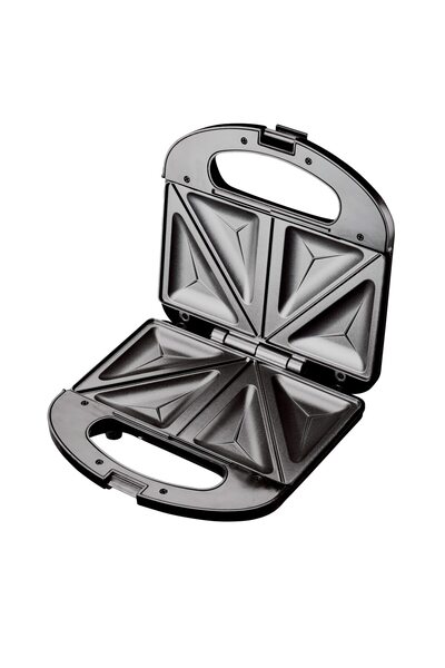 Floria Aparat de gătit sandwich-uri ZLN-4304, Negru, 750 W, Plăci antiaderente, Design triunghiular
