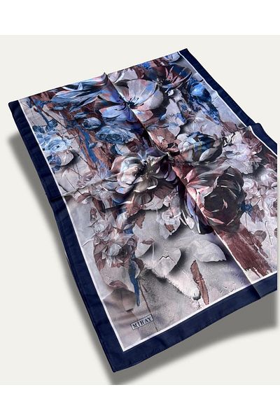 MİRAY Light comfortable cotton soft flower pattern nevada shawl