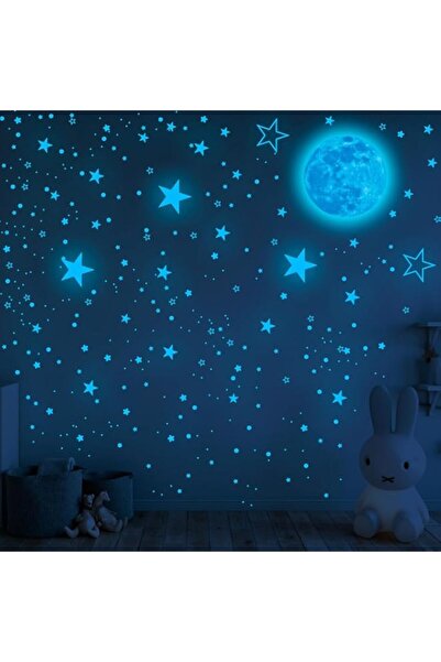 Generic 1049 قطعة من النجوم المضيئة في الظلام للسقف، ملصقات جدارية على شكل نج...