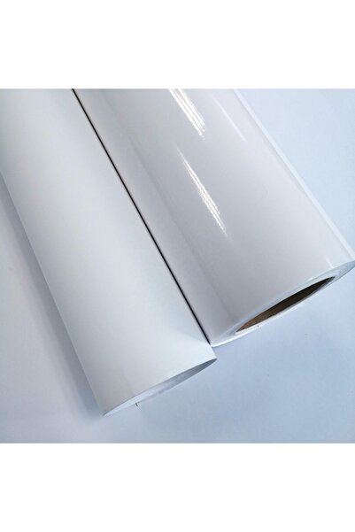 Rabadon رقائق لاصقة بيضاء لامعة لخزانة المطبخ وتغطية الأثاث