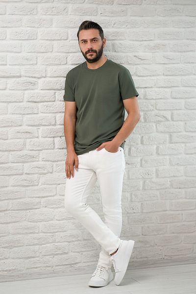 Paul Martin Slimfit Fit Crew Neck Rayon Fabric Full Lycra T-Shirt
