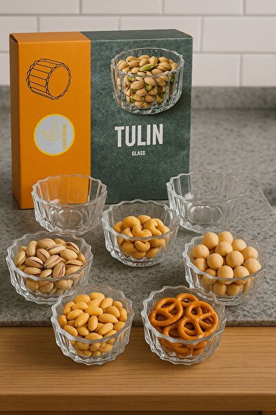 SHAHEDLUX 6'lı ÇEREZLİK SETİ & KASE TAKIMI & SOFRA SUNUM SETİ