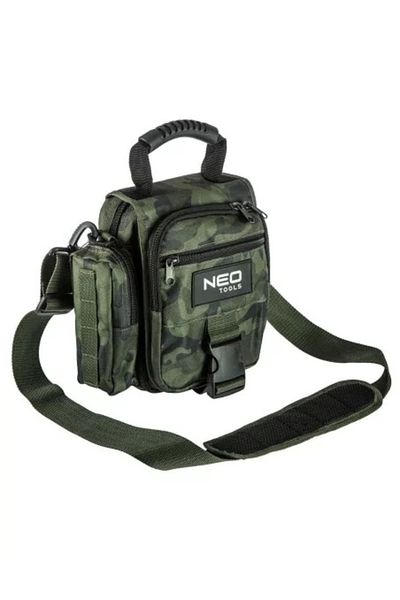 NEO Touristic/Travel Shoulder Bag, Survival Model, Camouflage, 8 Pockets, 8.5 x 25.5 x 19.5 cm