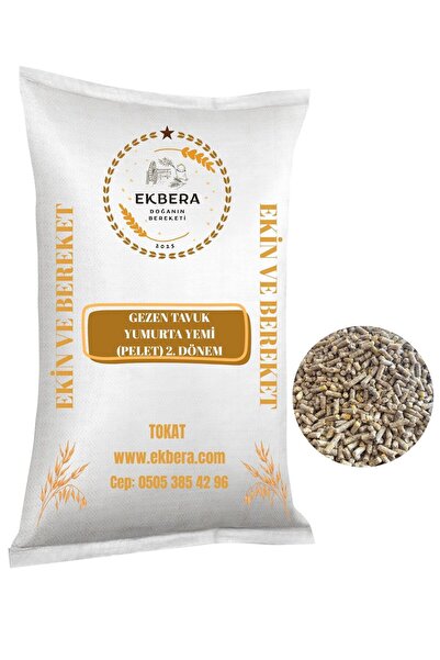 EKBERA Gezen Tavuk Yumurta Yemi (Pelet) - 2. Dönem - Tüm Kanatlılar İçin Uygu...