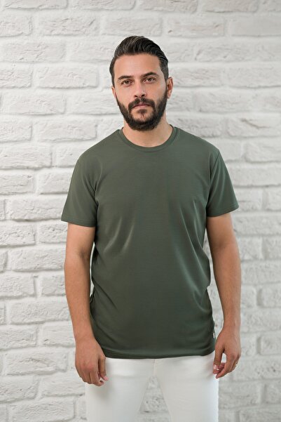 Paul Martin Slimfit Fit Crew Neck Rayon Πλήρες μπλουζάκι Lycra