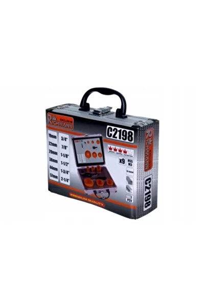 richmann exclusive Carote bimetal pentru gaurit lemn, metal, set 9 piese, 19-57 mm, Richmann Exclusive