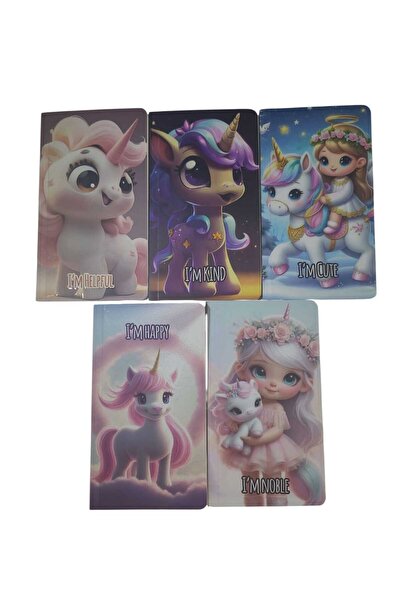 ADN KIRTASİYE Lilamor 48 Sayfa Çizgili Baskılı 9*16 cm Not Defteri(Adet)