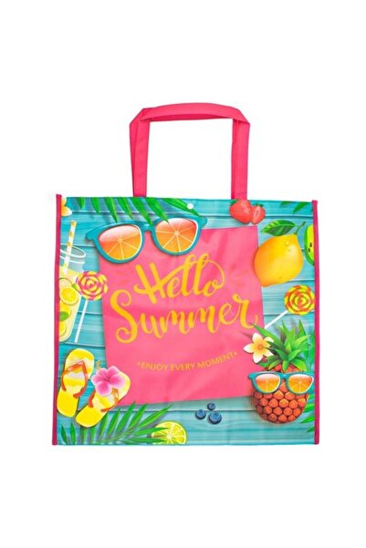 DAsiNU Plastic Bag with Handles, Summer Model, 50x20x49cm