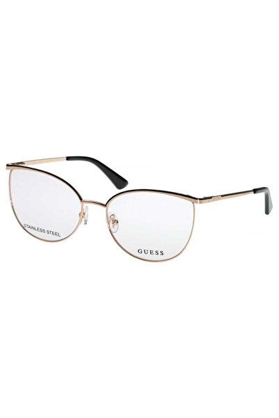 Guess Γυναικείος σκελετός γυαλιών οράσεως GU2879-005-55, Χρυσός, Οβάλ, 55 mm