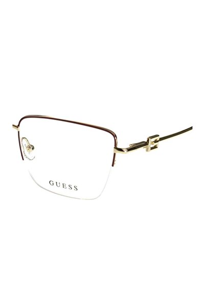 Guess Women's eyeglasses frame GU2976-071-55, Bordeaux, Rectangular, 55 mm