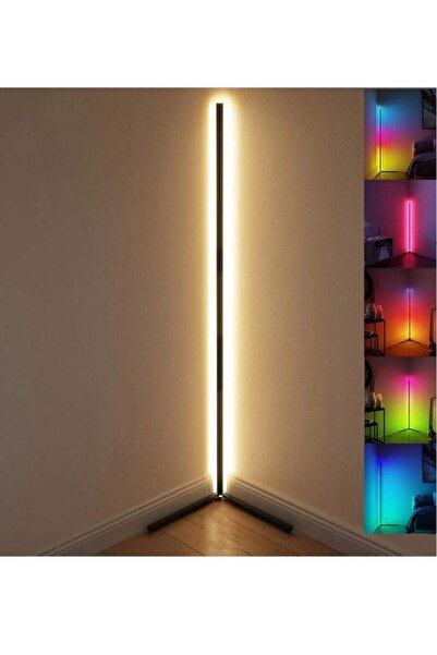 Generic Floor Lamp Corner Standing Lamp with RGB Color Changing Levels Brightness and Color Temperature, Re