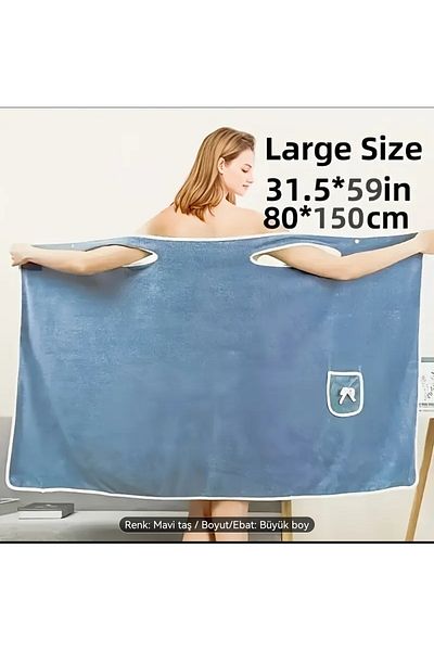 ORGANICYOU Quick Dry Bath Towel - Soft Skin Friendly, Lightweight and Quick Dry
