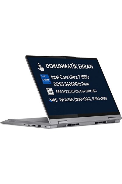 LENOVO Thinkbook 14 2-In-1 G4 Core Ultra 7 155U 32GB 1TB SSD 14" Wuxga 1920X1200 IPS dos 21MX002VTR