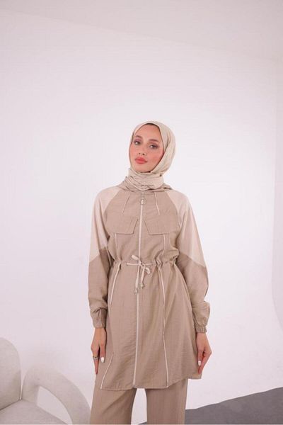 Tebrikler tekstil Women's Summer Hijab Suit Model G3338