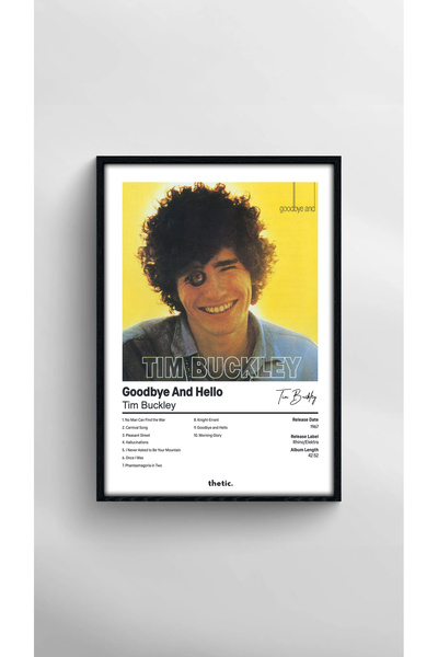 Thetic Tim Buckley - GOODBYE and HELLO Albüm Koleksiyonu PREMIUM Spotify Post...