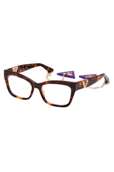 Guess Ramă ochelari de vedere pentru femei GU2960-052-54, Havana, Fluture, 54 mm