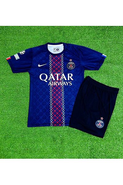 BARBITOS Psg Desire Doué 2025/26 New Season Number 14 Home Kids Jersey Set of 2/Dark Blue Nyhzfzc