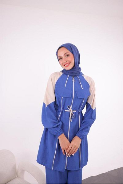 Tebrikler tekstil Women's Summer Hijab Suit Model G3338