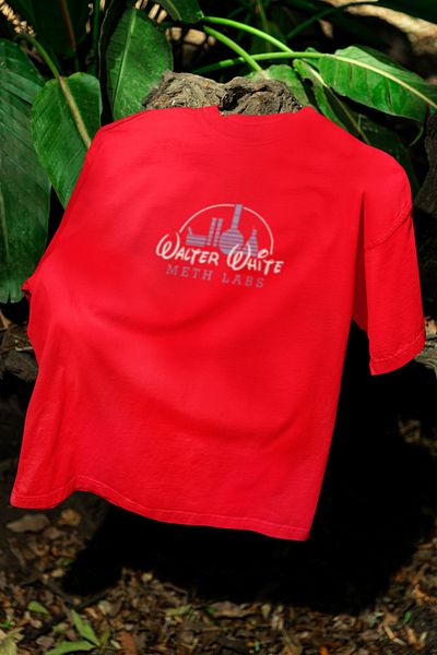 MG Walter White Meth Labs Printed Unisex Circle Neck Cotton Oversize Fit Short Sleeve T-Shirt