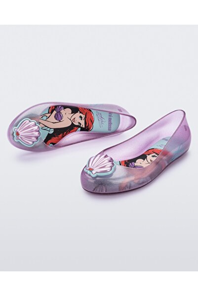 Mini Melissa Sweet Love Çocuk Sandaleti Disney Prenses Mor
