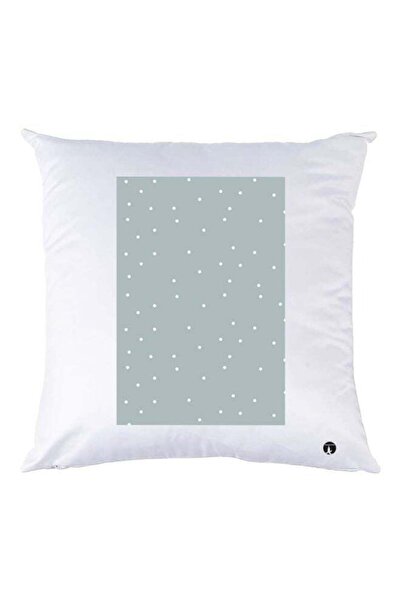Generic Printed Throw Pillow White/Grey 30x30cm